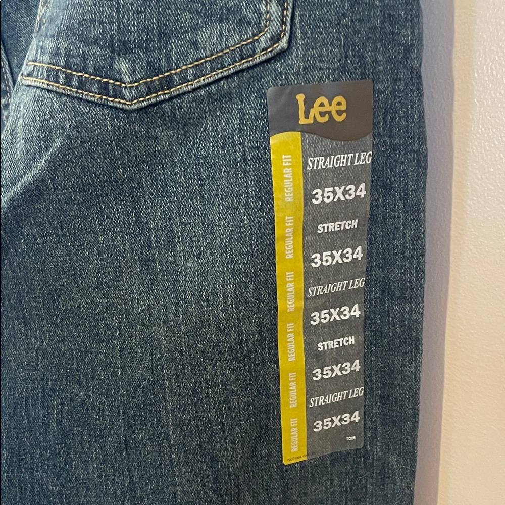 Lee Men's Dark Blue Straight Jeans - Picture 6 of 6